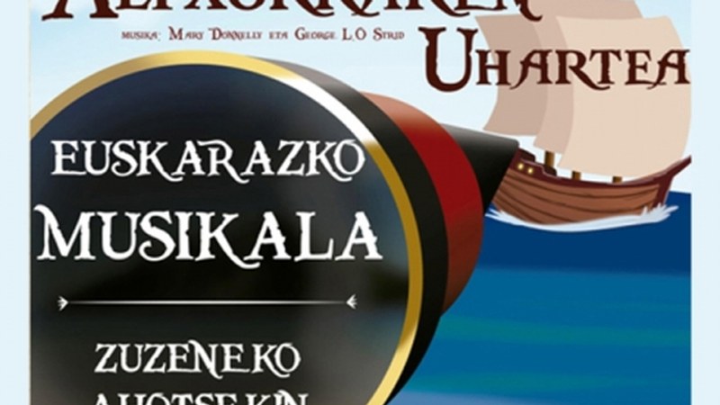 “Altxorraren uhartea”  euskarazko musikala  Elgetako Kafe Antzokian