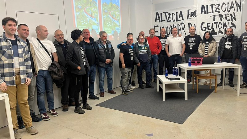 Altzolak trena aldarrikatu du iraunkortasunaren eta lurralde kohesioaren ardatz gisa