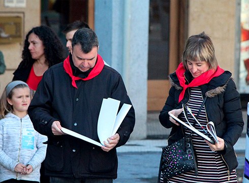 Amaia eta Ikerri babesa San Andres egunean ere