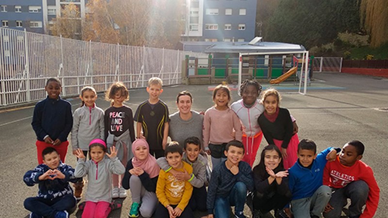 Amaña eskolako ikasleek ‘Tenghach’ izeneko jolasa proposatu digute