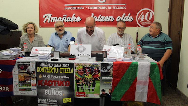 Amañako jaiak aurkezpena 2023