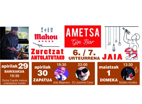 "Ametsa" urteurren jaia asteburuan