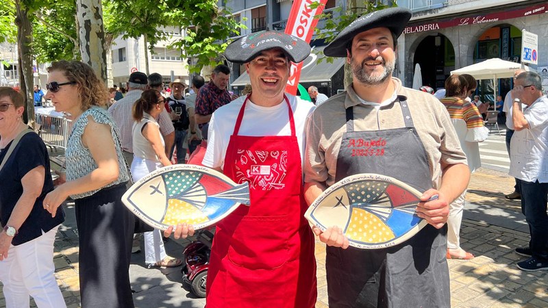 Ander Casero eta Abraham Bujedo, marmitako lehiaketako irabazleak