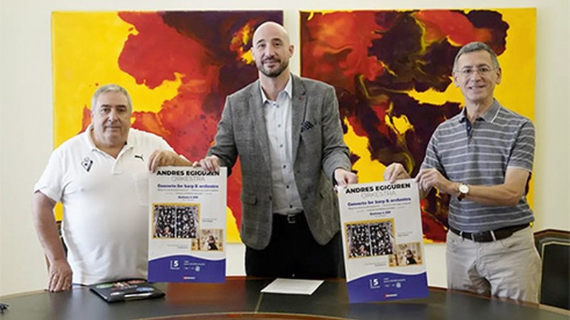 Andres de Egiguren Orkestrak mundu mailako estreinaldia aurkeztuko du zapatuan Coliseo antzokian