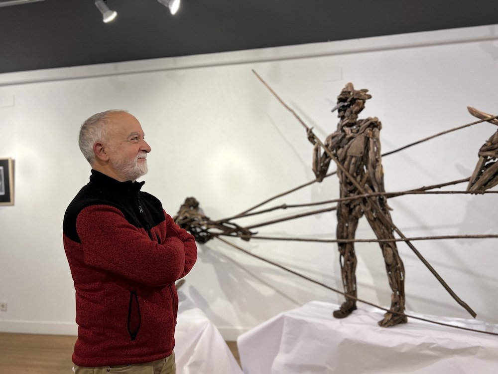 Andres San Millan artistaren erakusketa domekara arte egongo da zabalik Topalekuan