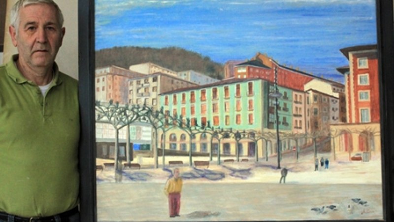 Angel de la Torreren koadroak Topalekuan ikusgai