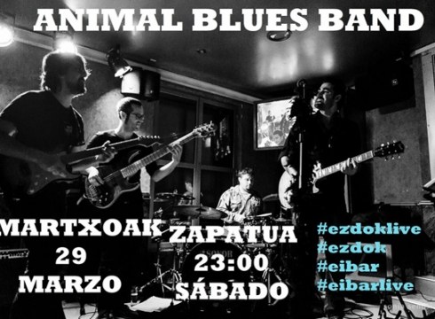 Animal Blues Band zuzenean Ez Dok tabernan