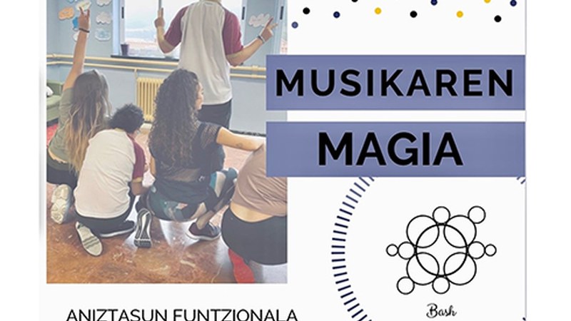 Aniztasun funtzionala duten gazteentzat "Musikaren magia" saioa antolatu dute zapatu goizerako