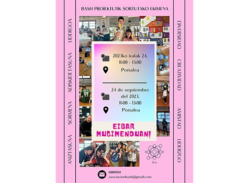 Aniztasun funtzionala duten gazteentzat sormen eta mugimendu saioa egingo da domekan Portalean