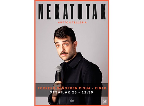 Antton Telleriak ‘Nekatutak’ bakarrizketa eskainiko du Eibarren… etxebizitza batean!
