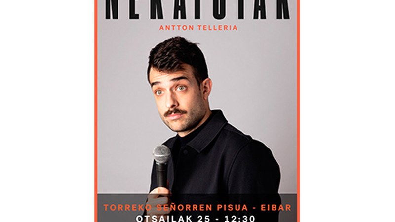 Antton Telleriak ‘Nekatutak’ bakarrizketa eskainiko du Eibarren… etxebizitza batean!