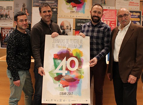 Antzerki Jardunaldien 40. edizioaren aurkezpena egin dute gaur eguerdian