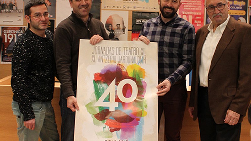 Antzerki Jardunaldien 40. edizioaren aurkezpena egin dute gaur eguerdian