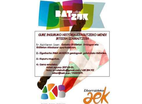 Apirilaren 1era arte atzeratu dute "Izarraitz, harria eta ura" irteera gidatua