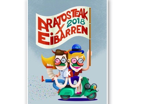 Aratosteak iragartzeko kartela aukeratu dute