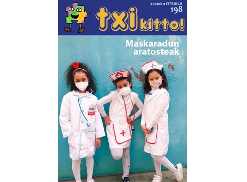 Aratosteak protagonista otsaileko Txikitto! aldizkarian