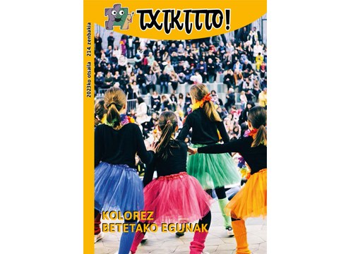 Aratosteei errepasoa otsaileko Txikitto aldizkarian