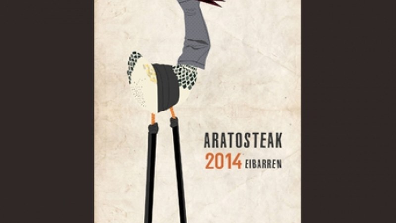 Aratosteetako kartel lehiaketa Irune Jaiok irabazi du, "Oiloa inauterietan" lanarekin