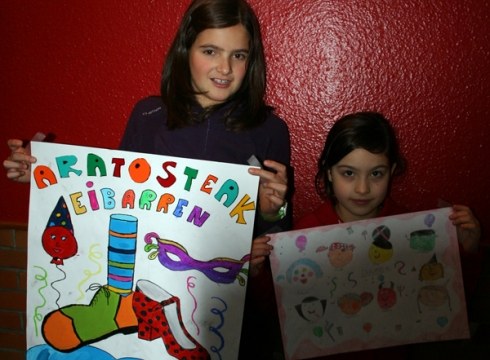 Aratosteetako marrazki lehiaketako irabazleek saria jaso dute