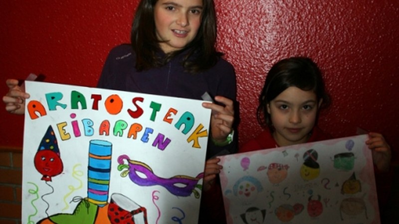 Aratosteetako marrazki lehiaketako irabazleek saria jaso dute