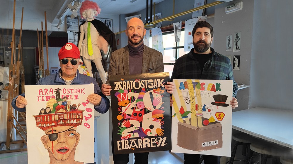 Aratosteetarako programazioa eta saritutako kartelak aurkeztu ditu Udalak