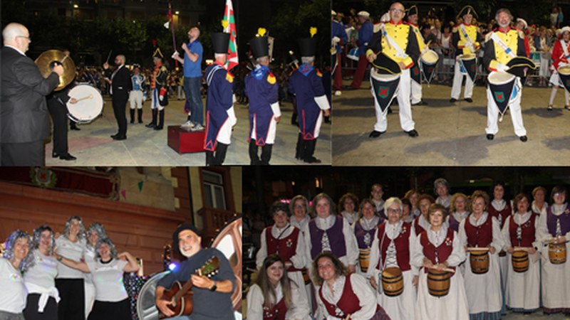 Danborradaren doinuek Eibarko plaza eta kaleak bete zituzten