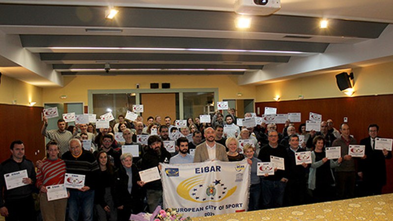 ARGAZKIAK | Herriko kirol-eragileek Udalaren aitortza jaso zuten atzo