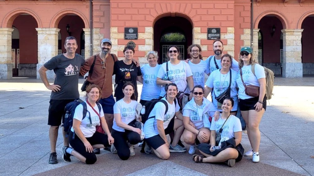 Argentinako Betirako dantza taldeko hamaika kide Eibarren dira egunotan