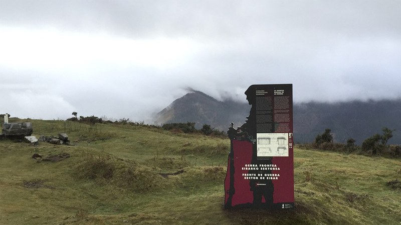 Argitaratu dute Gerra Fronteko ibilbide historikorako bisita gidaturako onartuen zerrenda