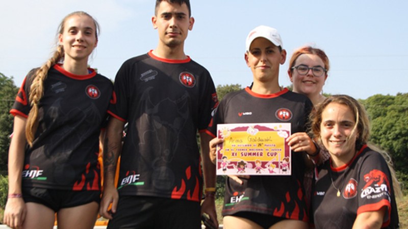 Arima Galduak jugger taldeak udako txapelketa jokatu du Santanderren