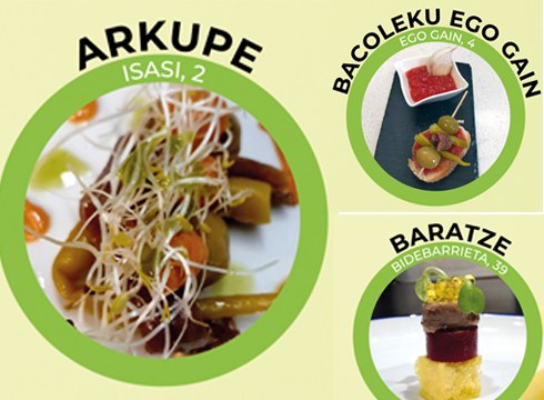 Arkupe, Bacoleku Ego Gain eta Baratze aurtengo Gilda Lehiaketako irabazleak