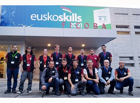 Armeria Eskolak inoizko emaitzarik onena lortu du Euskoskills 2021 txapelketan