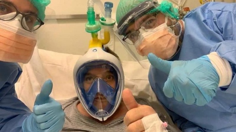 Arnasgailu modura erabiltzeko maskarak emateko eskatu du Donostia Ospitaleak