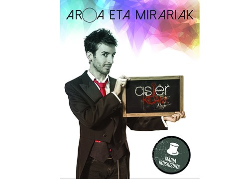 "Aroa eta mirariak" magia saioa antolatu dute, Haur Liburuaren Nazioarteko Eguna ospatzeko