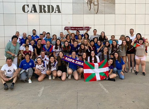 Arrate Eibar Eskubaloiko kadete mailako neskek beste urrats bat eman dute estatu mailako txapelketan