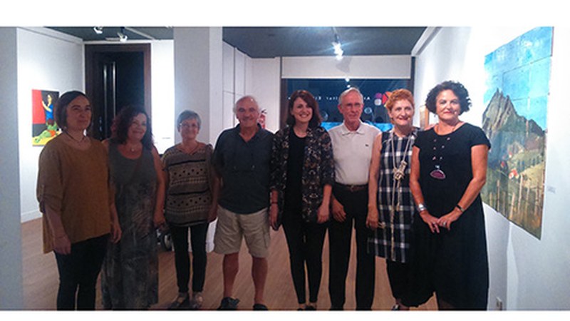 Arrate Kultur Elkarteko bazkideen erakusketa dago zabalik Topalekuan