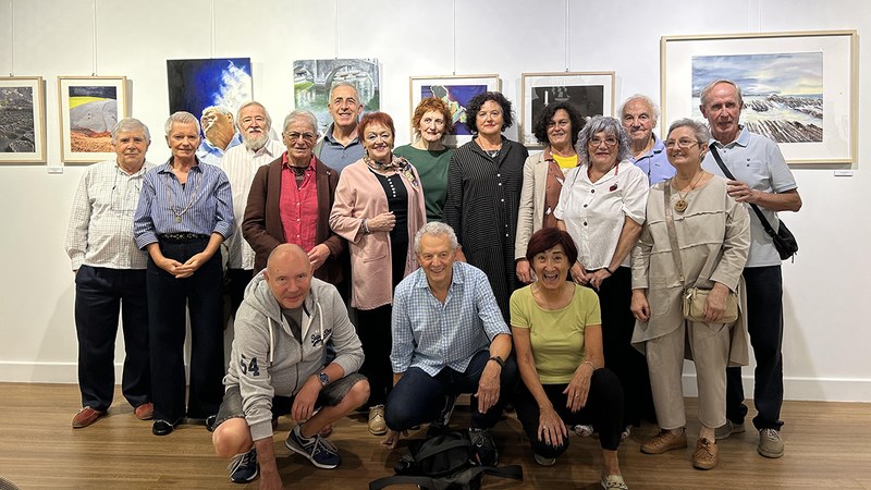 Arrate Kultur Elkarteko bazkideen erakusketa ikus daiteke Topalekun