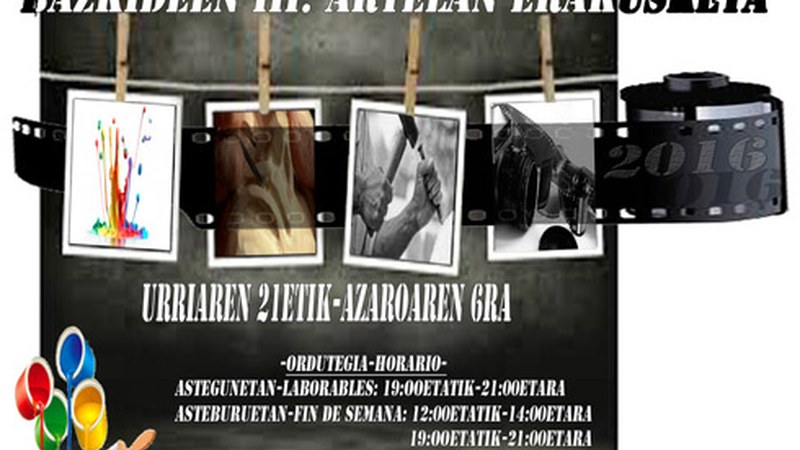 Arrate Kultur Elkarteko bazkideen erakusketa Topalekuan azaroaren 6ra arte