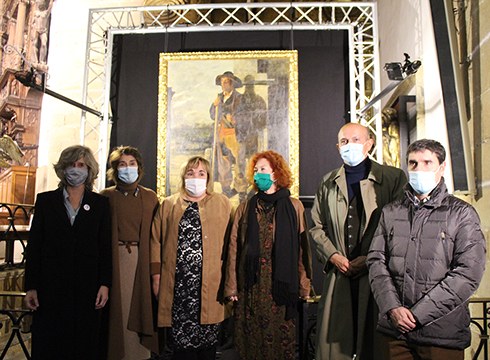 “Arrateko itsua”, Zuloagak margotutako lehen koadroa San Andres elizan ikus daiteke