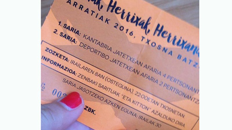 Arratietako zozketako zenbaki sarituak 1.932 eta 1.884 izan dira