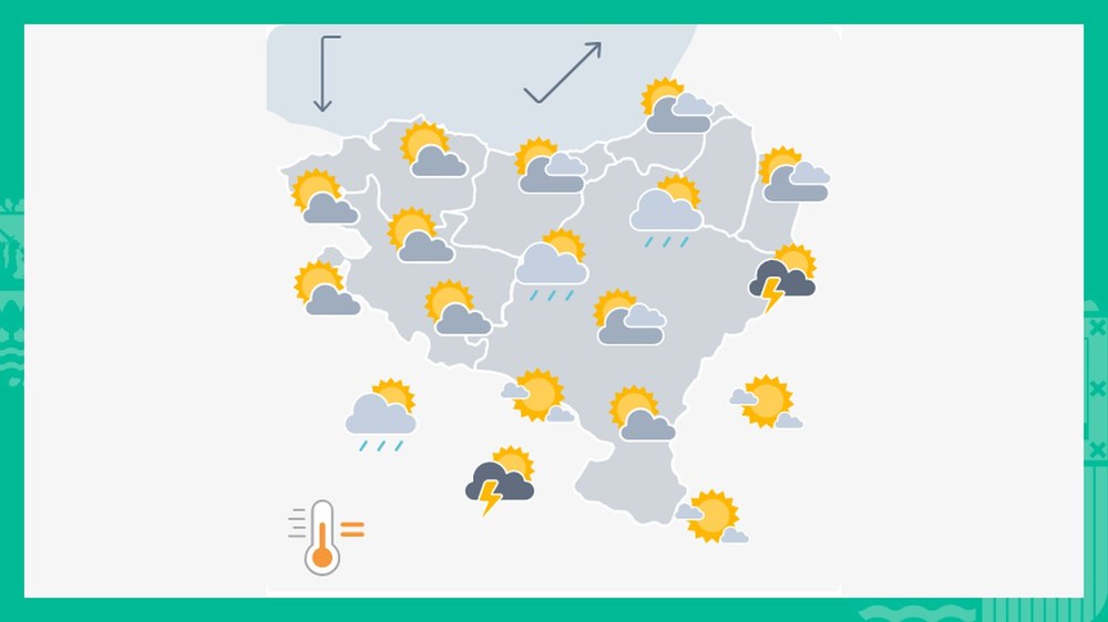 Arratsaldean bero-hodeiak garatuko dira