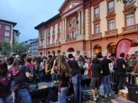 Arratsaldean ere sagardoa euskaraz dastatzeko aukera ederra egon da Untzagan