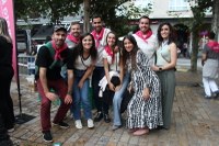 Arratsaldean ere sagardoa euskaraz dastatzeko aukera ederra egon da Untzagan