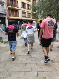 Arratsaldean ere sagardoa euskaraz dastatzeko aukera ederra egon da Untzagan