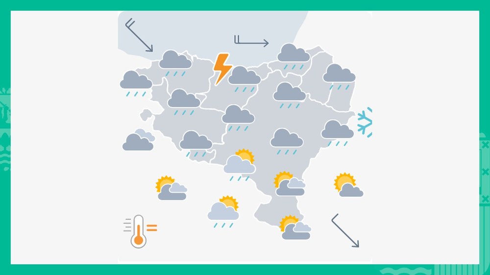 Arratsaldetik aurrera atertuz joango da eta ostarteak zabalduko dira