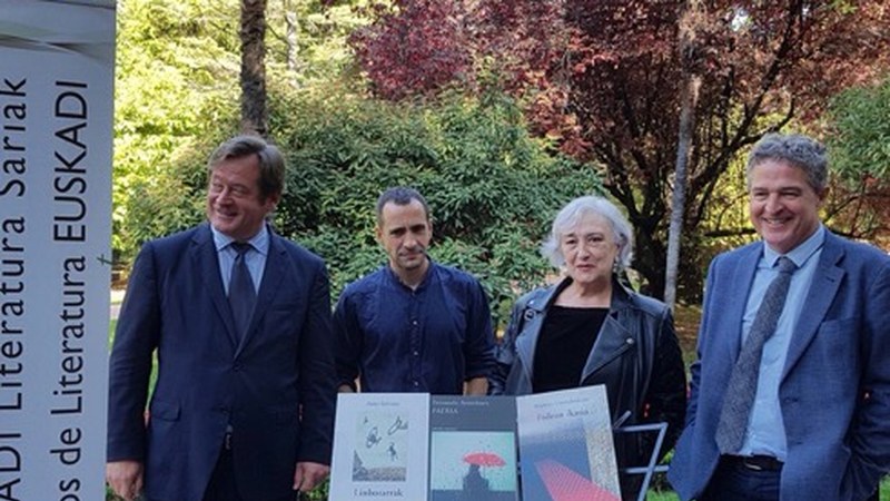 Asier Serranok Euskadi Literatura Saria irabazi du "Euskarazko Literatura" modalitatean