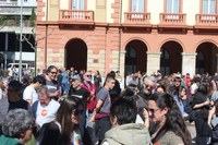 Aspaldiko manifestaziorik handiena egin da gaur eguerdian Eibarren