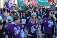 Aspaldiko manifestaziorik handiena egin da gaur eguerdian Eibarren