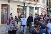 Aspaldiko manifestaziorik handiena egin da gaur eguerdian Eibarren