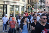 Aspaldiko manifestaziorik handiena egin da gaur eguerdian Eibarren